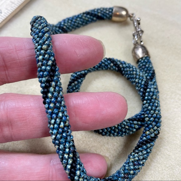 Peyote with a twist PWAT Necklace - Picture 2 of 5